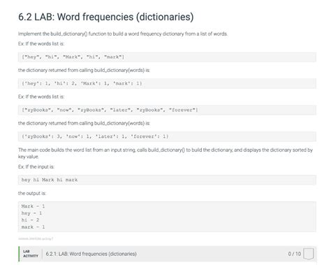 Create a text classifier. . Implement the builddictionary function to build a word frequency dictionary from a list of words